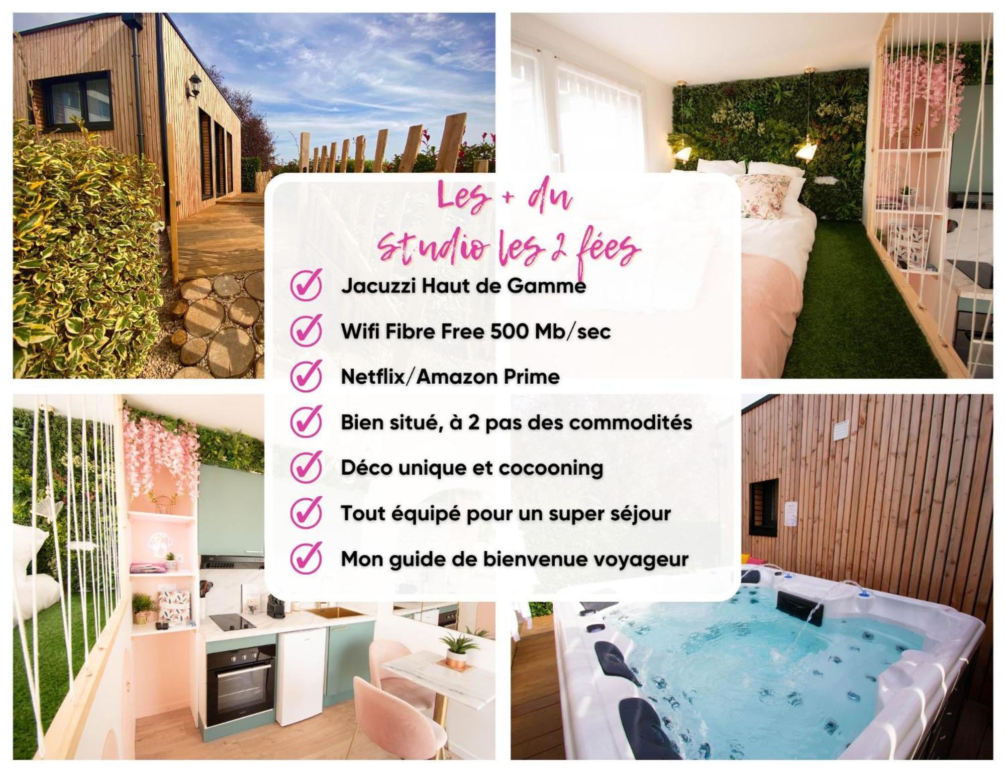 Studio Les 2 Fees - Jacuzzi - Deco Feerique Montfort-sur-Meu Екстериор снимка